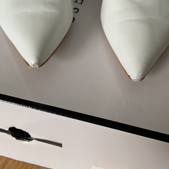 GUESS White Leather Booties - Picture 3 of 5